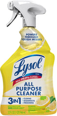 Lysol All Purpose Cleaner Spray, Multi-Purpose Disinfecting Spray, Kitchen & Bathroom Cleaner, Lemon Breeze Scent, 32 Fl Oz